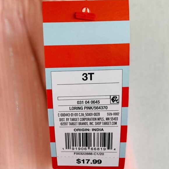 Cat & Jack Girls Maxi Sundress 3T Pink Sleeveless Embroidered Tiered Halter - Picture 6 of 7